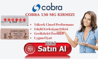 Cobra 130 Mg Kırmızı Tablet - Cobra Kirmizi Fiyat