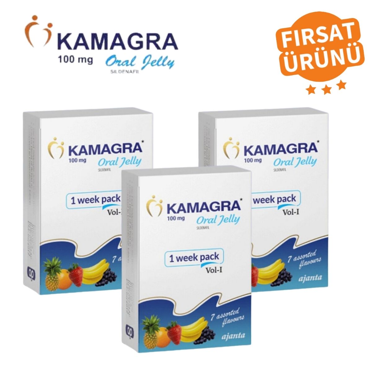Kamagra Jeli 3 Kutu Kamagra Jel 3 Kutu ürün görseli