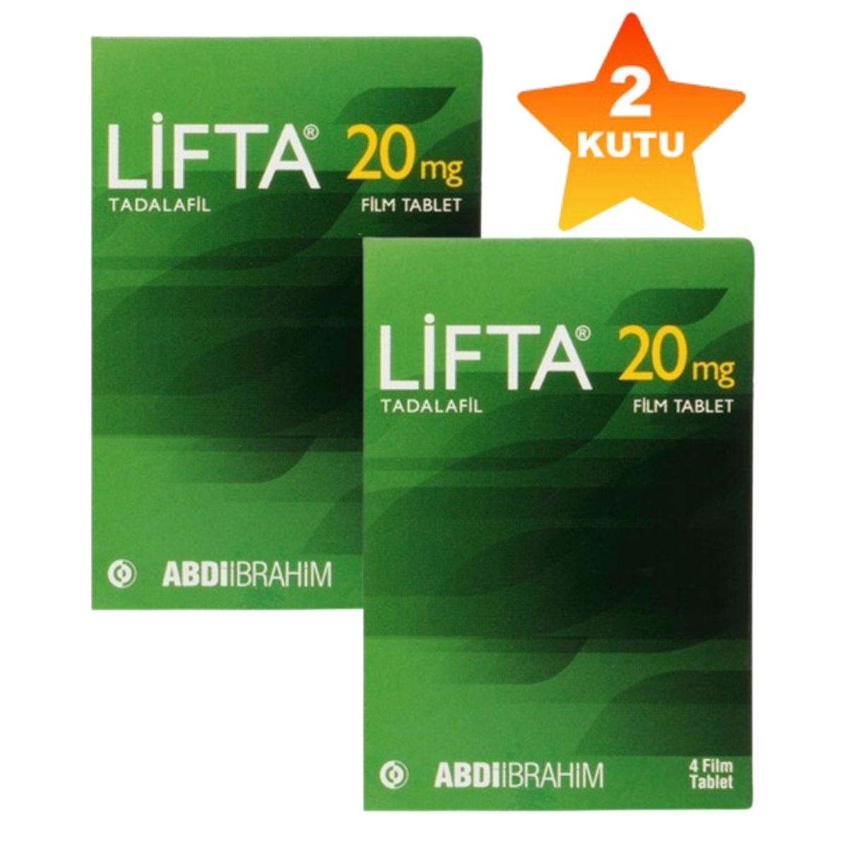 Lifta 20 Mg 4 Tablet 2 Kutu Lifta 20 Mg 2 Kutu ürün görseli