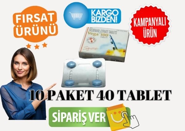 Vega 100 Mg 10 Kutu - Vega 10 Paket 40 Tablet