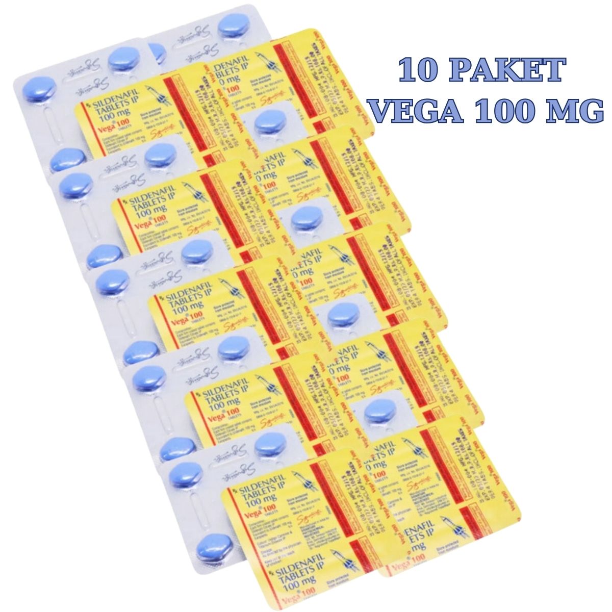 Vega 100 Mg 10 Paket Vega 100 Mg 10 Kutu ürün görseli