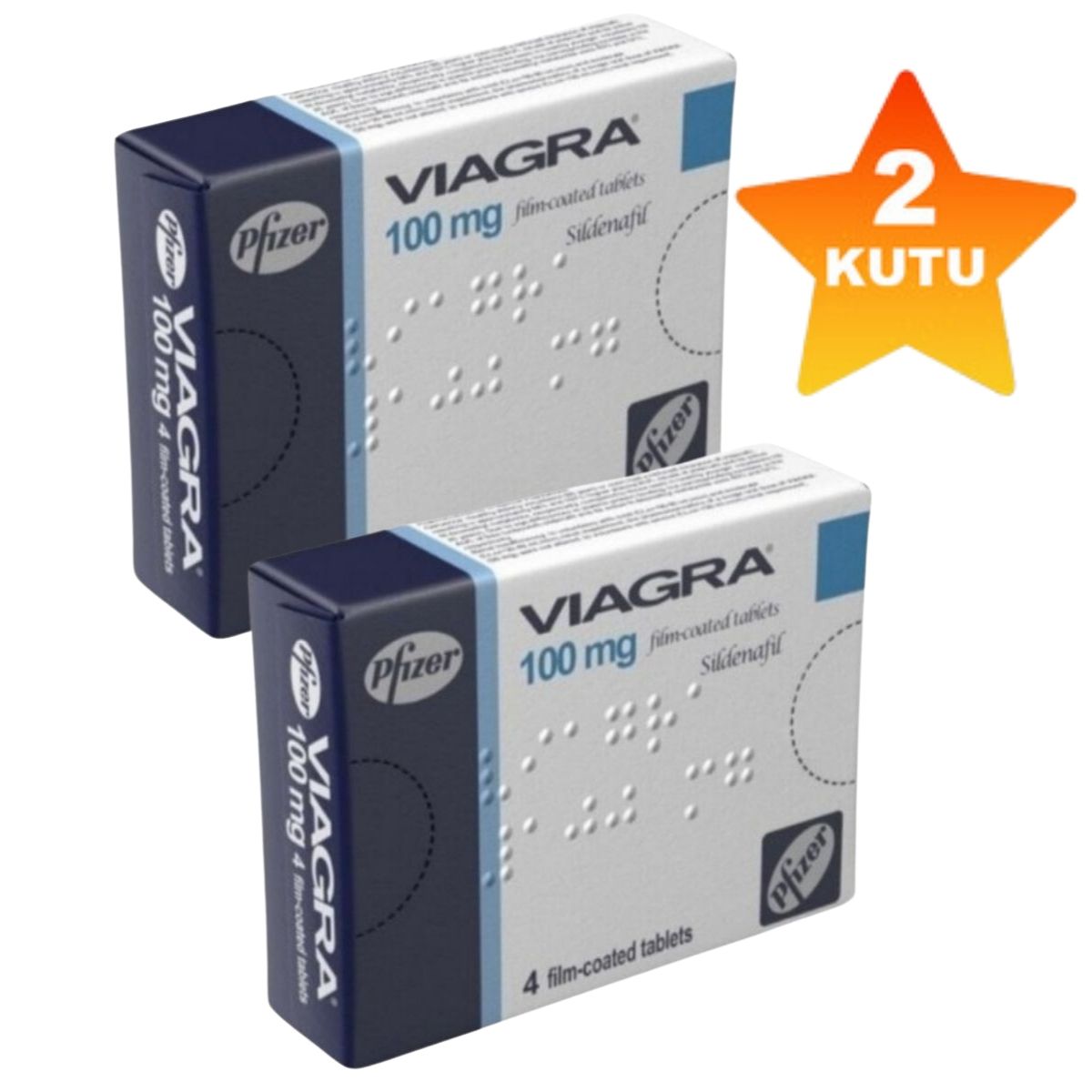 Viagra 100 Mg 4 Tablet 2 Kutu Viagra 4'lü Tablet 2 Kutu ürün görseli