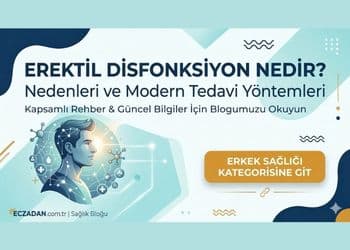 Erektil disfonksiyon tedavi yöntemleri hakkında bilgilendirici görsel